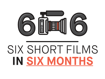 6 Short FIlms in 6 Month 6in6 camera logos short films