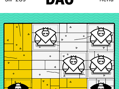 GameJam: ~DAO~ android boardgame illustration ios