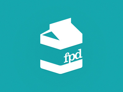 FPD Logo carton drink fpd full phat design icon logo milk phat