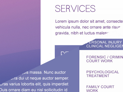 Colour Scheme & Font client colour font project real snapshot style typeface website