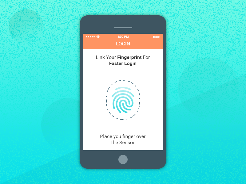 Fingerprint Login by Shweta Rawat on Dribbble