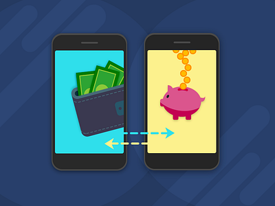 Wallet System app e commerce e wallet illustration mobikul mobile money psd