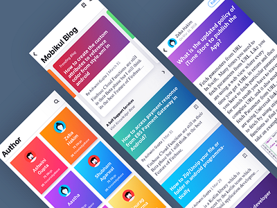 Blog App app blog mobikul native webkul