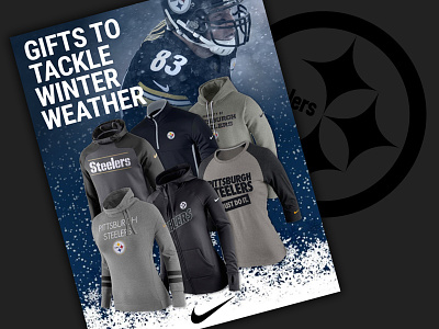 Tackle Winter Weather ecommerce email nfl steelers