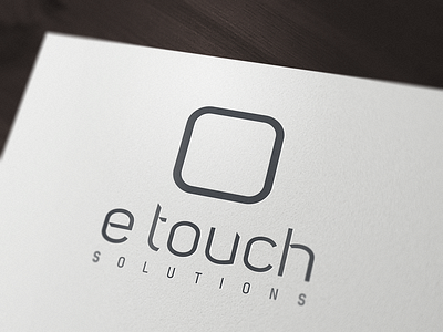 e touch solutions logo logo