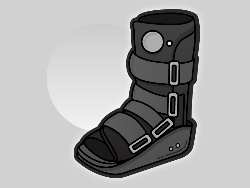 Medical Walking Boot by V Downs on Dribbble