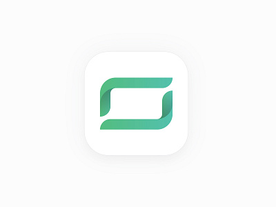 Kamcord App Icon app app icon clean green ios iphone minimal mobile white