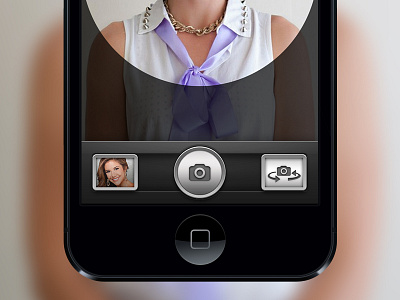 iPhone Camera (Free PSD) 365psd crop free freebie fribbble gui image iphone iphone 5 mask mobile mock up photo photoshop picture psd purple ui ux vector