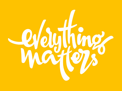 Everything Matters branding graphic design logo