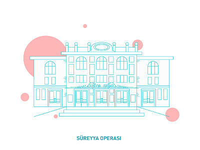 Süreyya Operası / Süreyya Opera House architecture art building design digital art illustration