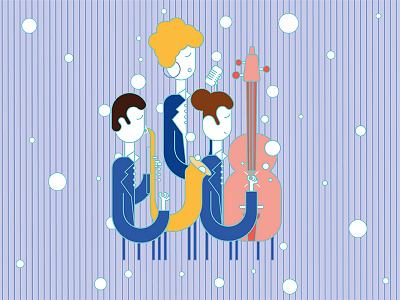 24th International Izmir Jazz Festival Poster Illustration