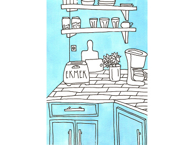 Blue Kitchen