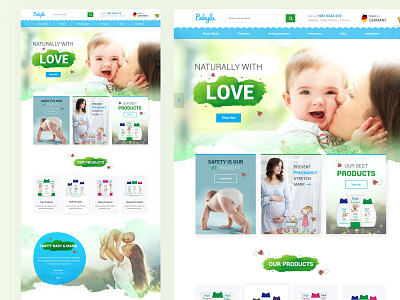 Kid adobe illustrator adobe photoshop animation baby colorful design illustration kid ui ux web website