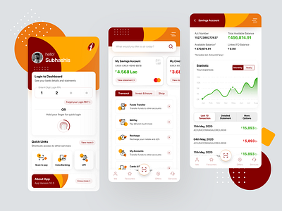 Bank App app design bank app banking app clean ui minimal ui