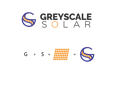 A Variation Logo branding gs logo solar