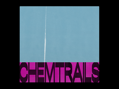 ENBEEZEE RECORDS - NBZ003 - CHEMTRAILS abstract album art album cover album cover design chemtrails design music techno texture typography vinyl vinyl record