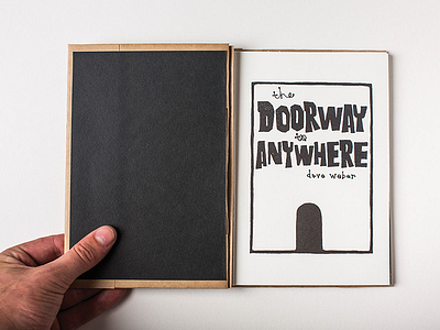 Doorway To Anywhere adventure art book drawing illustration journey printmaking psychedelic relief typography