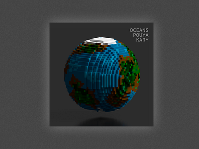 Album Artwork for Oceans Album - Idea 2 album album cover album covers artwork magicavoxel