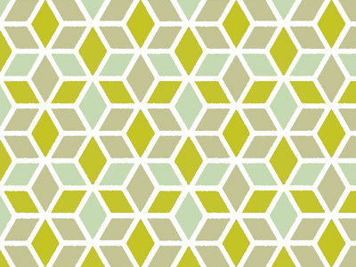 Rhombus Pattern color green pattern