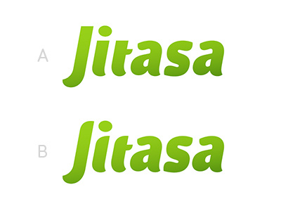 Logo a or b brand green identity logo logotype type