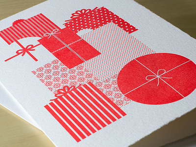 Holiday Letterpress Greeting Cards candy cane cards christmas greeting holiday jolly letterpress reindeer santa ships
