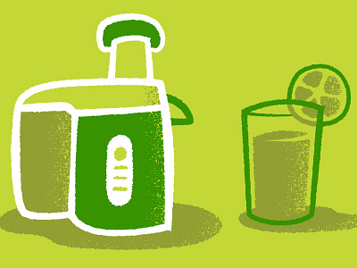 Juicer beverage cup drink illustration juice juicer lemon lime machine texture