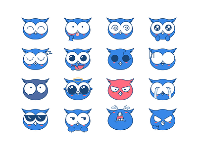 Owl Line Emoji cute emoji line emoji owl