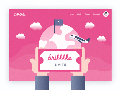 One Dribbble Invite