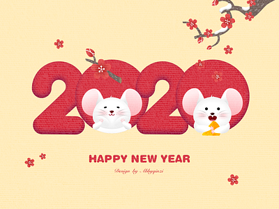 Year of the Rat is coming happy new year mouse rat year