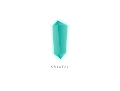 Crystal branding design illustration logo minimal vector