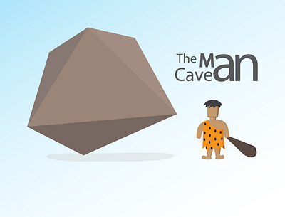 cave man 01 caveman design illustration minimal random simple illustration vector illustration