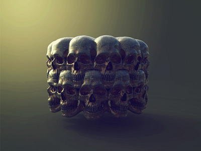 Metallic Skulls skull