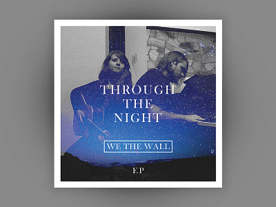 Through The Night album art album cover art design layout music night photography