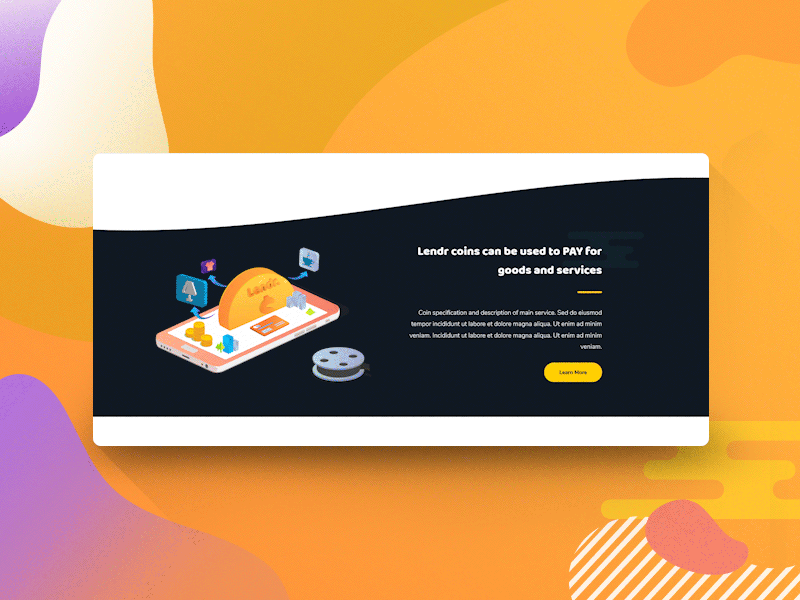 Lendr Landing Page (continued)