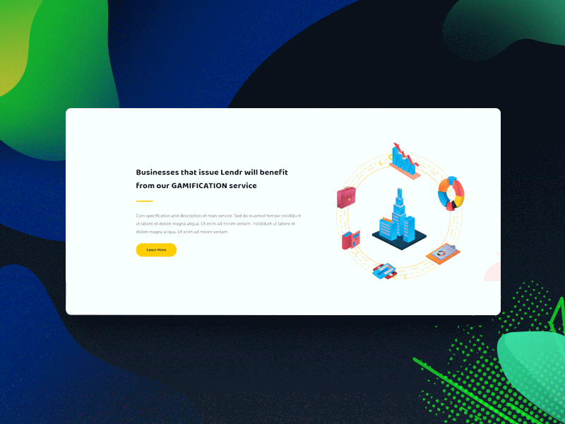 Lendr Landing Page (continued)