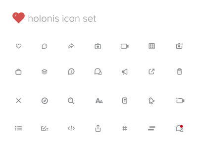 Holonis Icons brand assets branding branding design icon icon app icon artwork icons icons design icons pack icons set