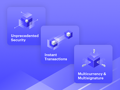 Cryptocurrency platform icons