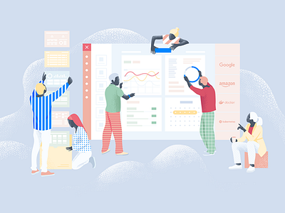 Landing page illustration