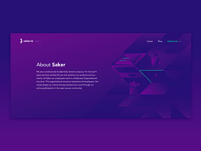 Saker.io About cup dark geometric geometry gradient illustration laptop plant