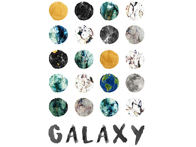 Galaxy black hole galaxy graphic design mars moon sci fi space star universe world