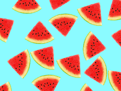 Watermelon exotic fruit pattern summer sun tropical watermelon