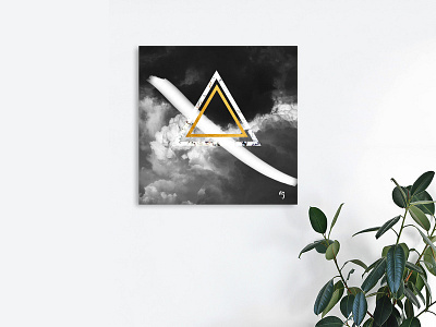 Cloud abstract black brush cloud flower gold graphic design marble triangle white