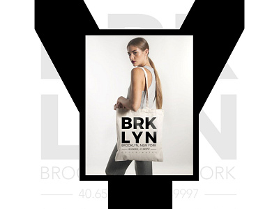 Brooklyn Bag bag black brooklyn city minimal new york nyc typography white