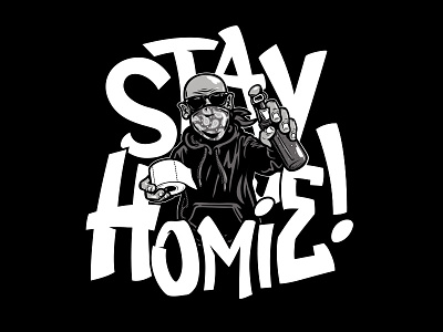 Stay Homie chicano gangster hand wash toilet roll