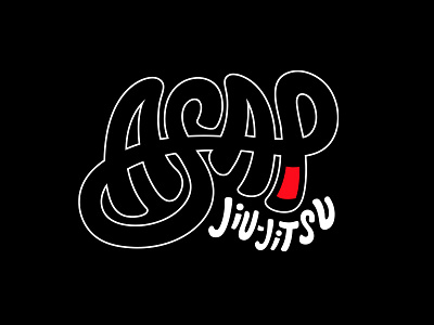 ASAP Jiu Jitsu part 2 branding jiu jitsu logo typography