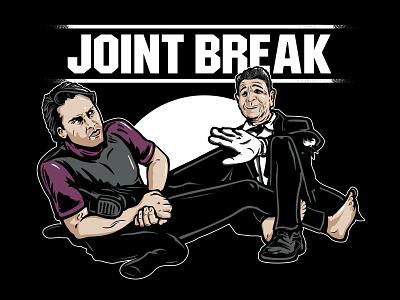 Joint Break bjj illustration jiu jitsu keanu reeves patrick swayze point break