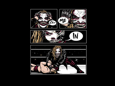 The Fiend bray wyatt comic book art the fiend wrestling wwe