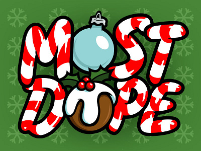 Most Dope Monday 16 christmas illustration mac miller most dope typography