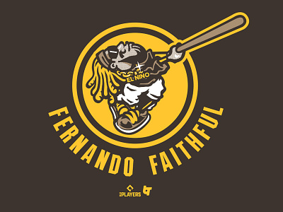 Fernando Faithful baseball illustration logo mlb padres sandiego