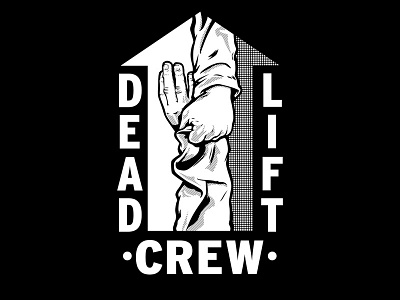 Dead Lift Crew bjj gi hands illustration jiu jitsu